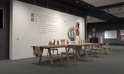 现代非遗文化展厅3D模型下载